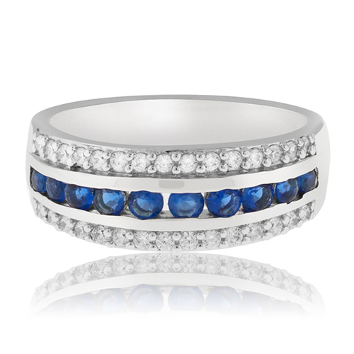 Tanzanite Ring Channel Setting