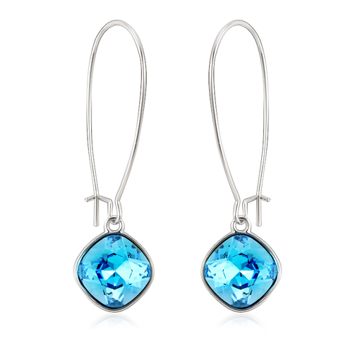 Beautiful Long Blue Earrings