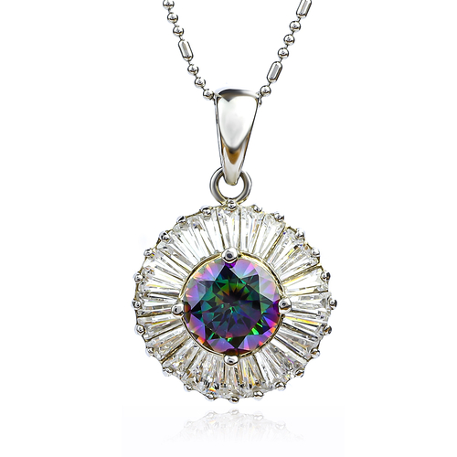 Mystic Topaz Charm Pendant