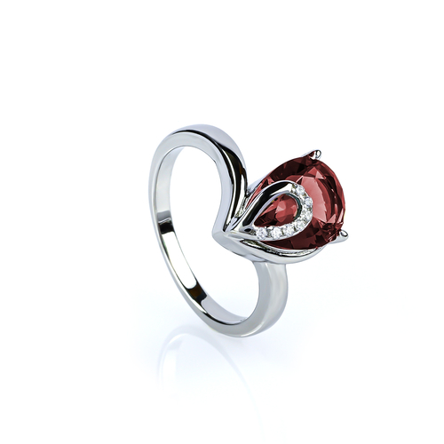 Zultanite Ring Pear Cut Stone Ring