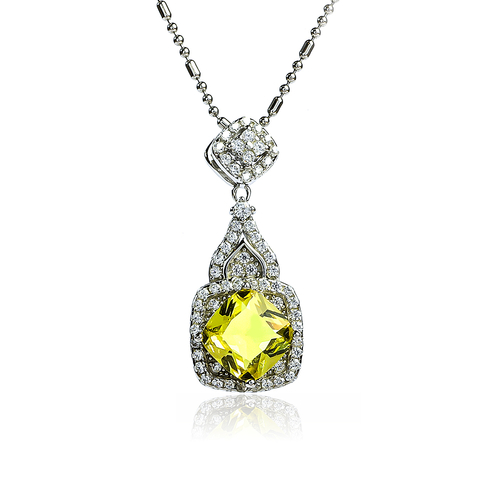 Beautiful Alexandrite Sterling Silver Pendant Earrings Set