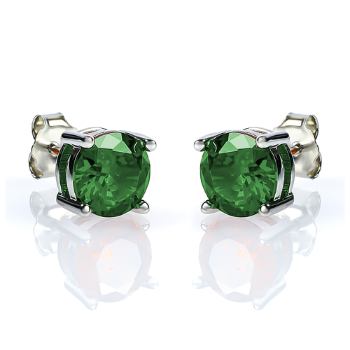 Emerald Stud Earrings
