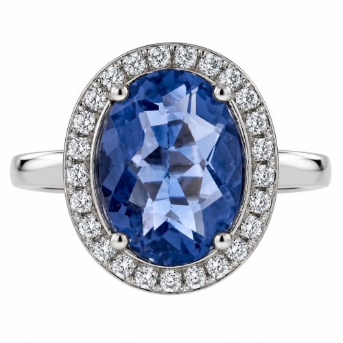 Corundum Alexandrite Color Change Silver Ring