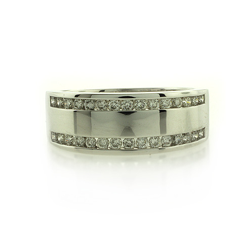 14K White Gold Diamond Ring