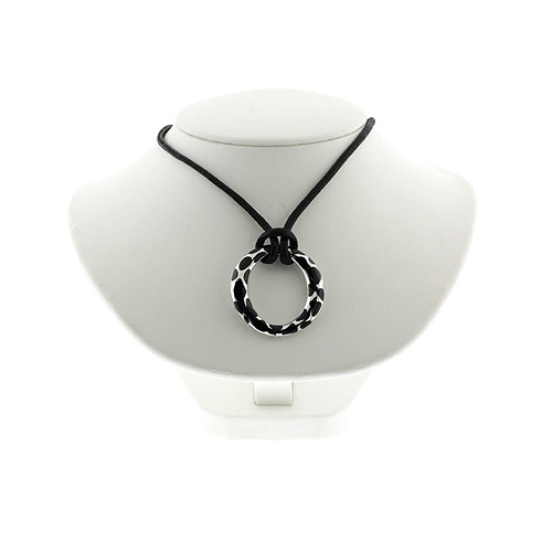 Voreno Matiz Enamel Silver Pendant