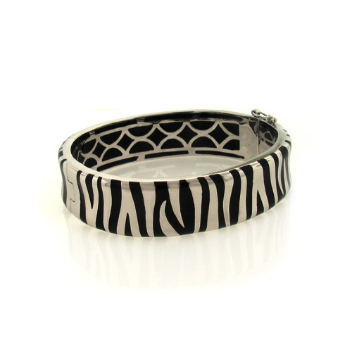 Voreno Matiz Silver Enamel Bracelet