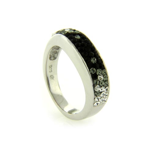 Swarovski Crystals Silver Ring