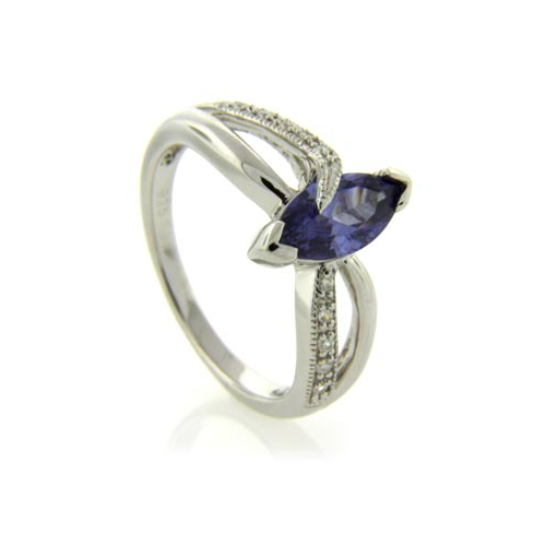 Tanzanite Silver Ring