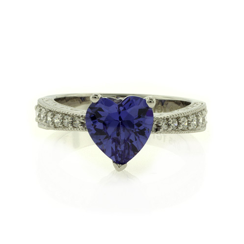 Tanzanite Silver Ring