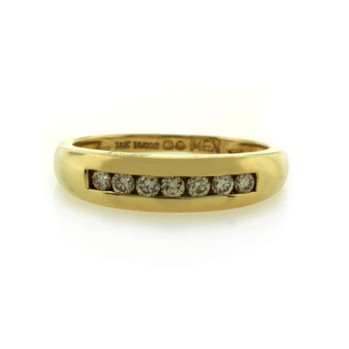 14K Yellow Gold Diamond Ring