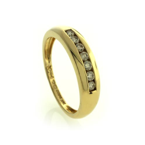 14K Yellow Gold Diamond Ring