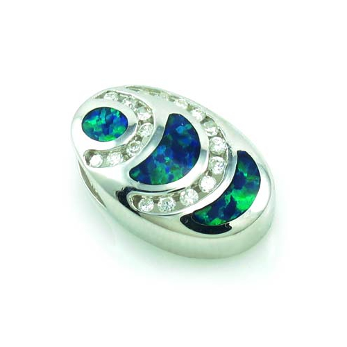 Elegant Australian Opal Pendant