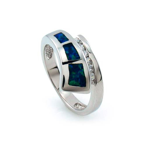 Stylish Australian Opal Ring