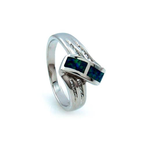 Twisted Australian Opal Ring