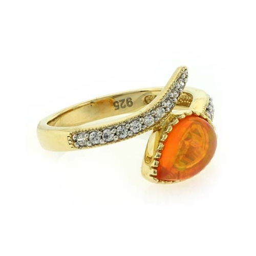 Fire Jelly Opal Jewelery Ring