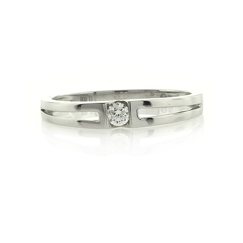 18K White Gold Diamond Ring