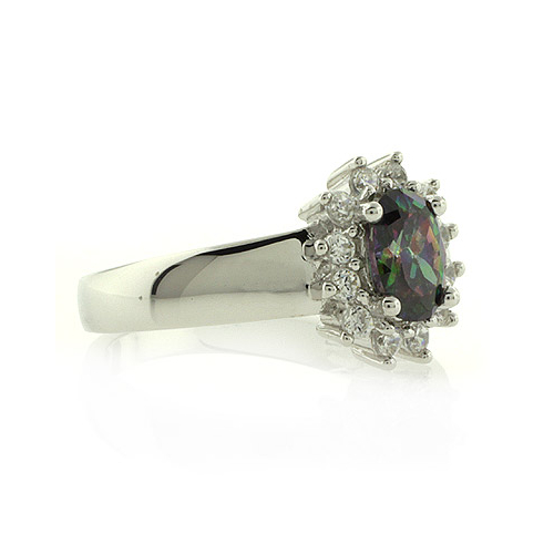Mystic Topaz Silver Ring Quality Talks