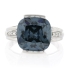 Cushion Cut Sterling Silver Alexandrite Ring
