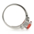 Sterling Silver Fire Cherry Opal Elegant Ring