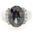 925 Sterling Silver Mystic Topaz Ring