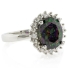 Mystic Topaz Engagement Ring