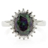 Mystic Topaz Engagement Ring