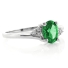 Oval Cut Emerald Promise Ring