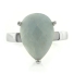 Aquamarine Silver Ring