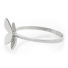 18K White Gold Diamond Butterfly Ring