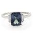 Alexandrite Emerald Cut Ring Changing Color Stone