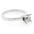 0.19 ct tw Diamond Engagement Ring Setting in 18K White Gold