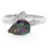 Sterling Silver Solitaire Mystic Topaz Ring