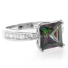 Engagement Mystic Topaz Silver Ring