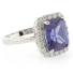 High Quality Tanzanite Sterling Silver Ring