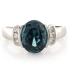 Color Changing Oval Cut Stone Ring