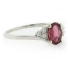 Authentic Rubellite Sterling Silver Ring