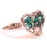 Alexandrite Ring Heart Shape