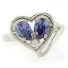 Tanzanite Ring Heart Shape