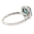 Alexandrite Stone MicroPave Silver Ring