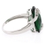 Emerald Ring Checkboard Cut Stone