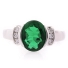 Emerald Oval Cut Stone Ring