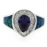 Fashion Opal and Tanzanite Ring