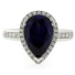 Pear Cut High Quality Sapphire Ring