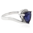 Trillion Cut Big Sapphire Ring