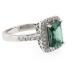 Emerald Cut High Quality Color Changing Stone Ring