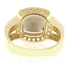 Genuine Cushion Cut Smoky Topaz Sterling Silver Ring