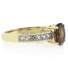 Solitaire Smoky Topaz Sterling Silver Ring
