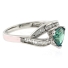 Trillion Cut Alexandrite Sterling Silver Ring