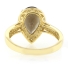 Pear Cut Smoky Topaz Sterling Silver Ring