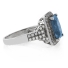 Elegant Emerald Cut Alexandrite Ring